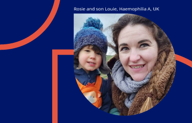 Practical tips on staying positive from Rosie, mum and carer to a boy with Haemophilia A